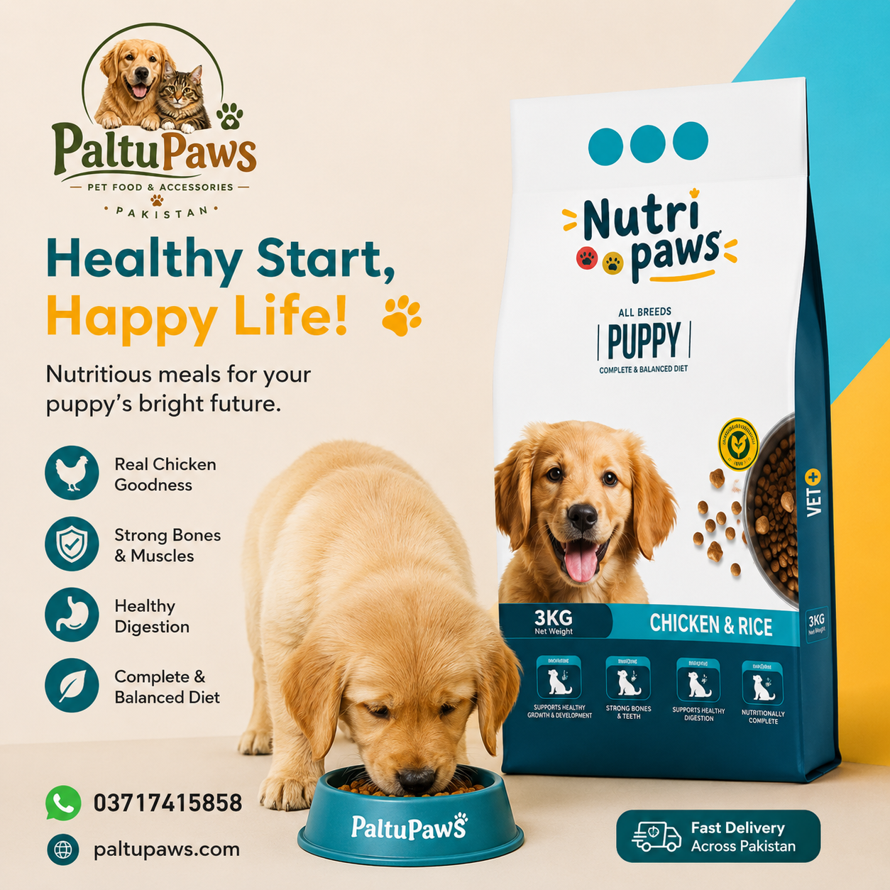 Nutri Paws Puppy Food
