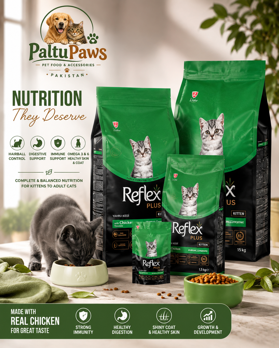 Reflex Plus Kitten Food Chicken