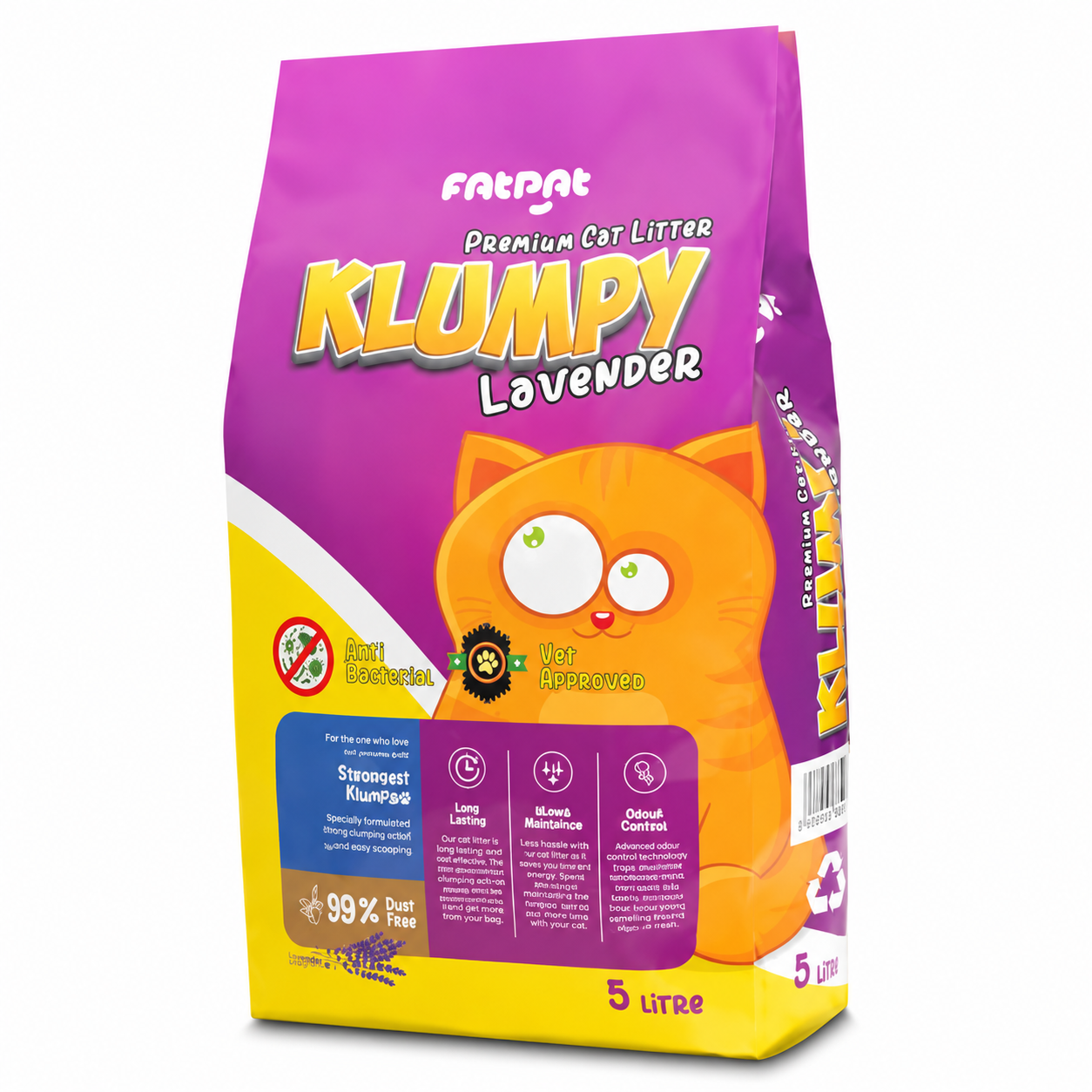 Super Klumpy Cat Litter (Lavender)